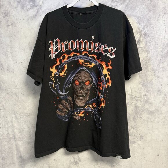 Broken Promises Other - Broken Promises T Shirt Mens 2XL Black Moshpit Black Short Sleeve